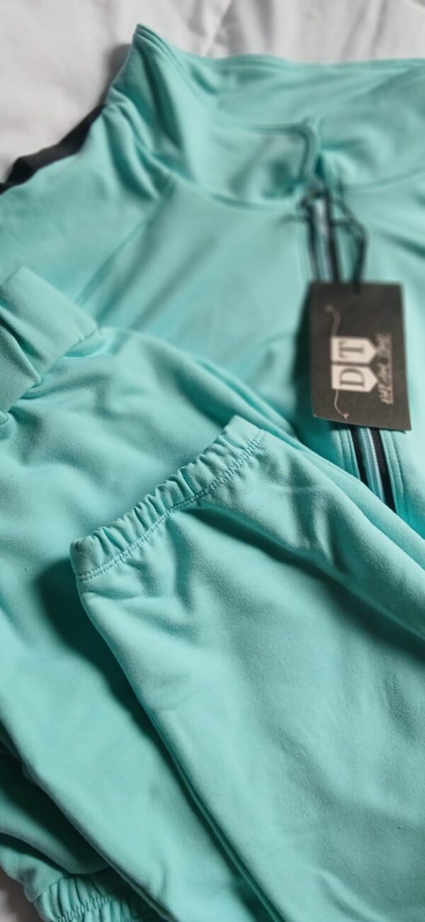 VERDE MENTA JOGGER Conjunto Jogger Chaqueta